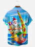 Men's Christmas Funny Graphic Short Sleeve Hawaiian Shirt